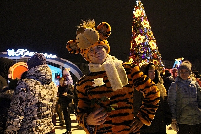 Открытие Новогодней столицы России в Тамбове: как проходили гуляния